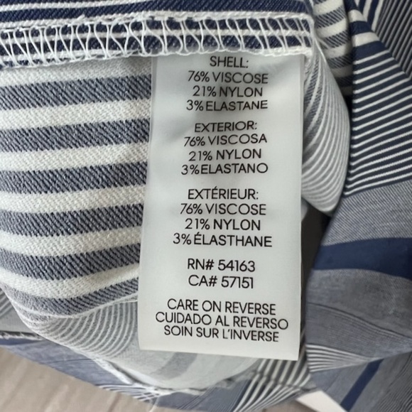 Tommy Hilfiger Blue and White Striped Dress 14 - Picture 4 of 6